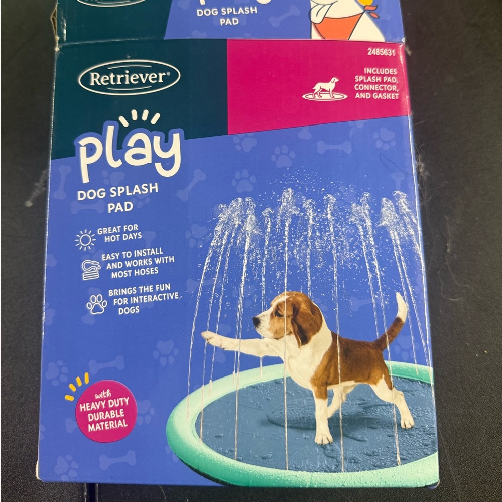 Play Dog Splash Pad - Blue 39”